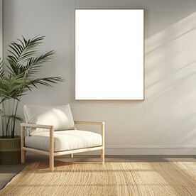 简约客厅装饰画样机