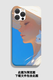 人物特写手机壳