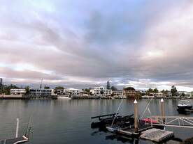 黄金海岸海滨城市风景 