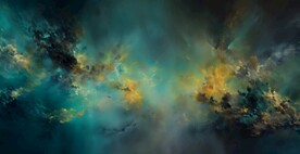 创意多彩水彩颜料油漆海报背景