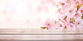 创意多彩花朵水彩海报背景