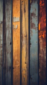 多彩木纹木板素材图片