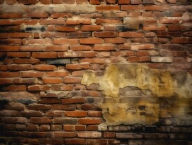 多彩砖纹砖墙素材图片