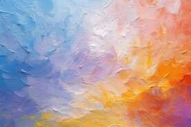 创意多彩抽象油彩绘画背景