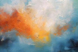 创意多彩抽象油彩绘画背景