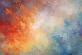 创意多彩抽象油彩绘画背景