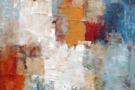 创意多彩抽象油彩绘画背景