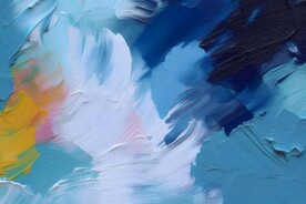 创意多彩抽象油彩绘画背景