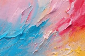 创意多彩抽象油彩绘画背景