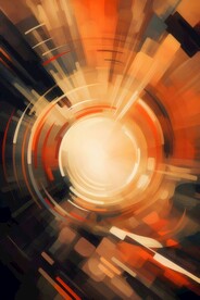 创意多彩抽象油彩绘画背景