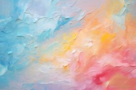创意多彩抽象油彩绘画背景