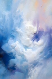 创意多彩抽象油彩绘画背景