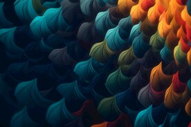 创意多彩抽象油彩绘画背景