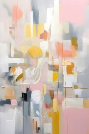 创意多彩抽象油彩绘画背景