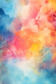 创意多彩抽象油彩绘画背景