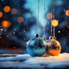 圣诞节装饰场景背景