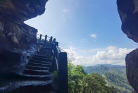 武夷山景区徒步大王峰景点