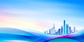 大气简约蓝色背景