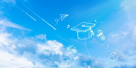 大气简约蓝色背景