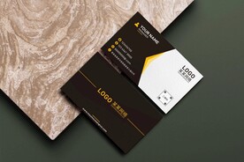 高档简约名片   