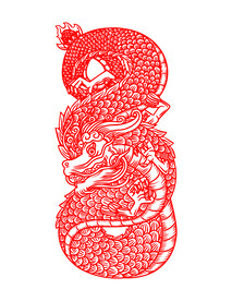 剪纸龙