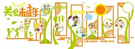 关爱儿童文化墙图片