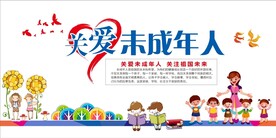 关爱儿童文化墙图片