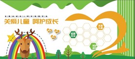 关爱儿童文化墙图片