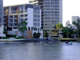黄金海岸城市海滨风景