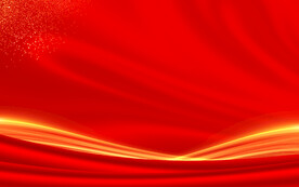 红色海报展板年会背景