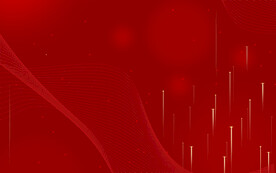 红色海报展板年会背景