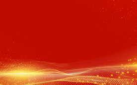 红色海报展板年会背景