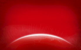 红色海报展板年会背景