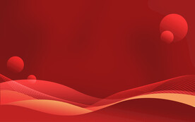 红色海报展板年会背景