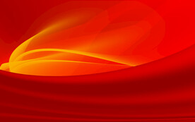 红色海报展板年会背景