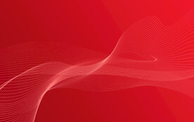 红色海报展板年会背景