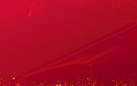 红色海报展板年会背景