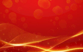 红色海报展板年会背景