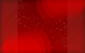 红色海报展板年会背景