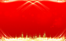 红色海报展板背景