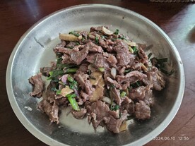 姜葱炒牛肉