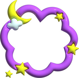 3D膨胀风卡通相框