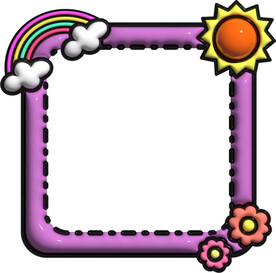 3D膨胀风卡通相框