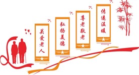 养老院文化墙