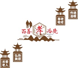 养老院文化墙
