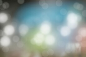 多彩光韵光斑夜空背景