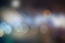 多彩光韵光斑夜空背景