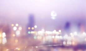 多彩光韵光斑夜空背景