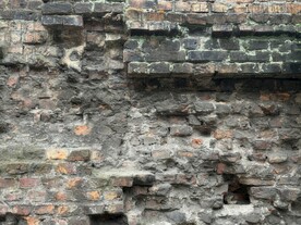 多色砖墙背景纹理花纹素材