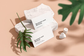 高端简约商务名片贴图样机